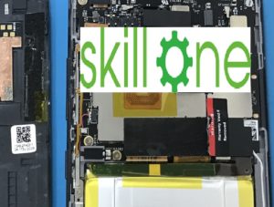 ZenfoneARの液晶での画面交換修理時の分解写真