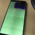 P20Proの画面割れで液晶不良時の液晶交換修理前のスタッフ確認写真