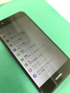HUAWEInova2画面交換修理の修理後動作確認写真
