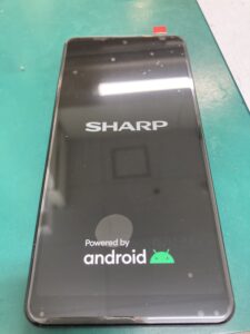 sense4basicの画面修理完了後の写真