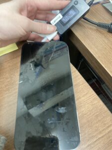 iPhone14Pro充電ポート交換修理完了後写真