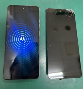 Motorola moto g24の液晶画面交換後の写真
